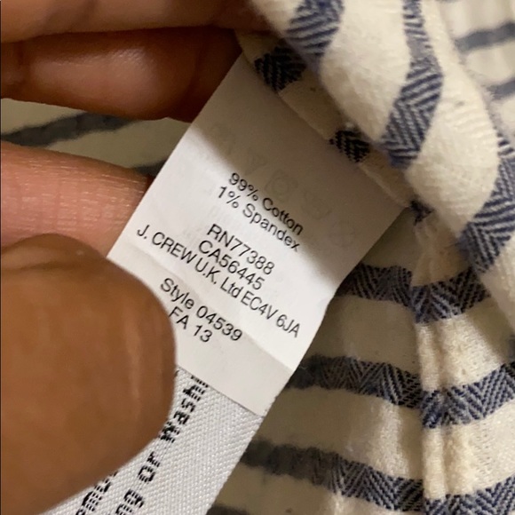 Jcrew Striped Boy Shirt - Picture 4 of 4